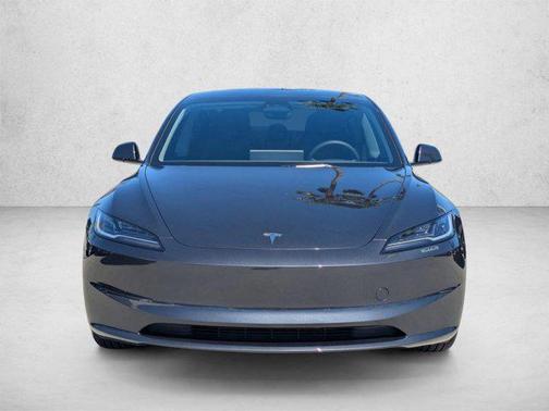 Silver/Gray 2025 Tesla Model 3 Long Range