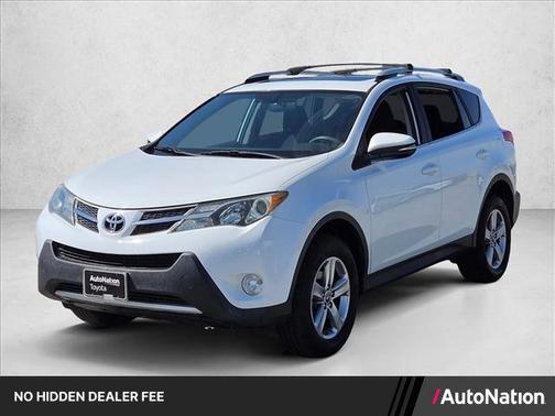 Super White 2015 Toyota RAV4 XLE