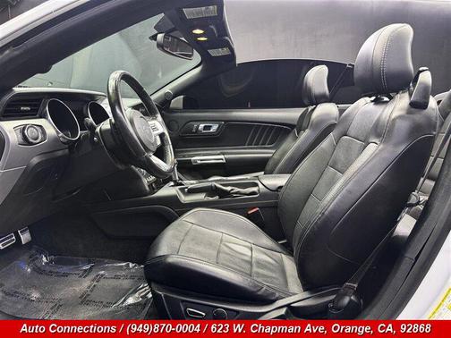 Oxford White 2018 Ford Mustang EcoBoost Premium