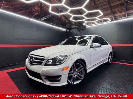 Diamond White Metallic 2013 Mercedes-Benz C-Class C 250 Sport