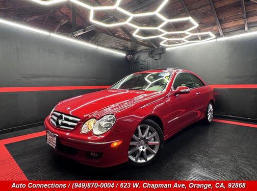 Storm Red Metallic 2007 Mercedes-Benz CLK-Class 350