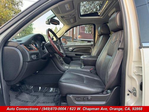 White Diamond Tricoat 2012 Cadillac Escalade Platinum Edition