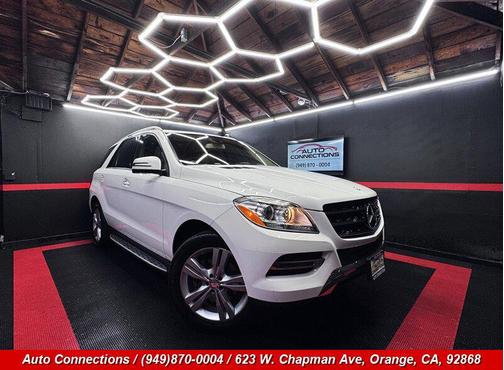 Polar White 2015 Mercedes-Benz M-Class 4MATIC