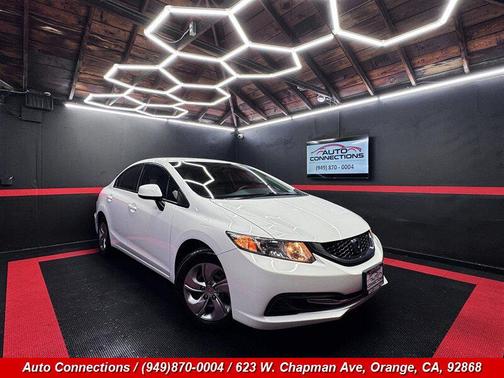Taffeta White 2013 Honda Civic LX