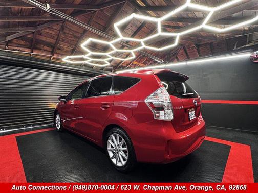 Barcelona Red Metallic 2014 Toyota Prius v Five