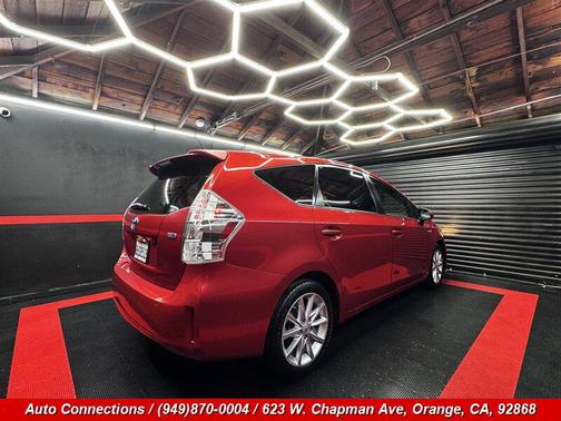 Barcelona Red Metallic 2014 Toyota Prius v Five