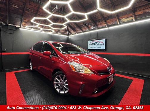 Barcelona Red Metallic 2014 Toyota Prius v Five