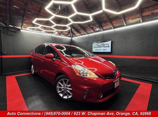 Barcelona Red Metallic 2014 Toyota Prius v Five