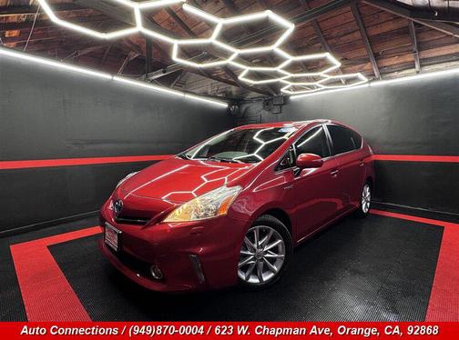 Barcelona Red Metallic 2014 Toyota Prius v Five