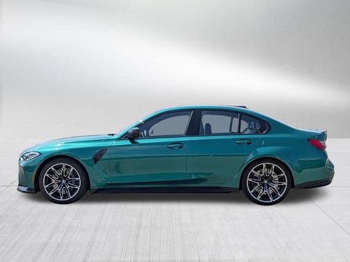 Isle of Man Green Metallic 2023 BMW M3 Competition xDrive