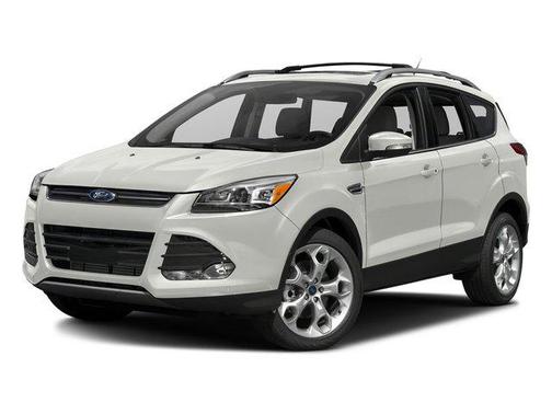 White Platinum Metallic Tri-Coat 2016 Ford Escape Titanium