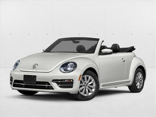 Pure White/Beige Roof 2018 Volkswagen Beetle 2.0T Coast