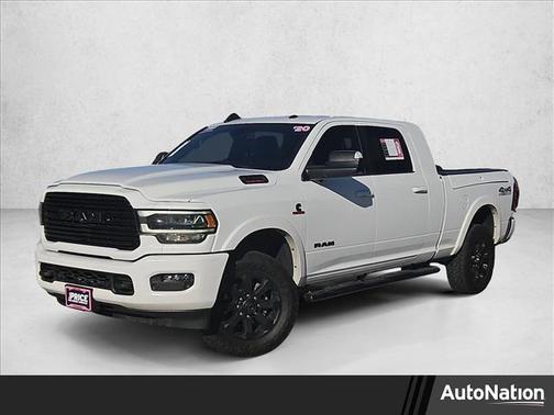Bright White Clearcoat 2020 RAM 2500 Laramie Mega Cab 4x4 6'4' Box