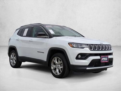 Bright White Clearcoat 2022 Jeep Compass Limited