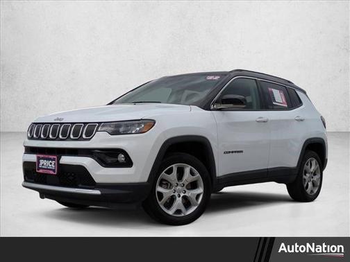 Bright White Clearcoat 2022 Jeep Compass Limited
