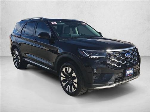 Agate Black Metallic 2025 Ford Explorer Platinum