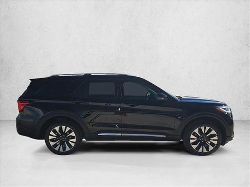 Agate Black Metallic 2025 Ford Explorer Platinum