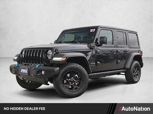 Black Clearcoat 2023 Jeep Wrangler 4xe Base