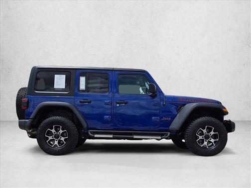 Ocean Blue Metallic Clearcoat 2018 Jeep Wrangler Unlimited Rubicon