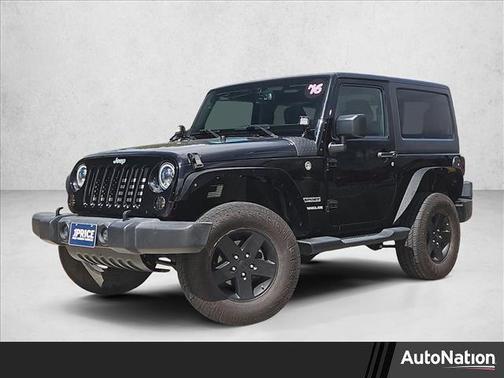 Black Clearcoat 2016 Jeep Wrangler Sport