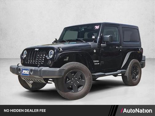 Black Clearcoat 2016 Jeep Wrangler Sport