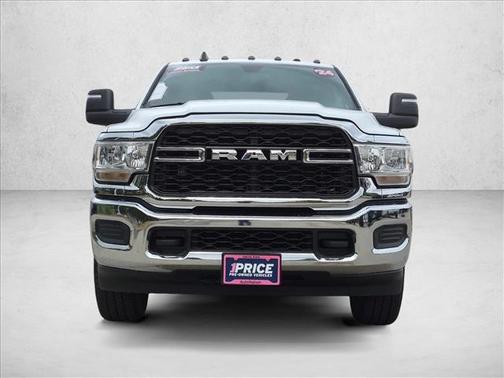 Bright White Clearcoat 2024 RAM 3500 Tradesman Crew Cab 4x4 8' Box