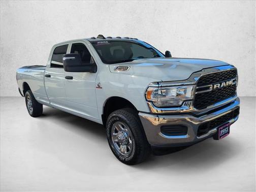 Bright White Clearcoat 2024 RAM 3500 Tradesman Crew Cab 4x4 8' Box