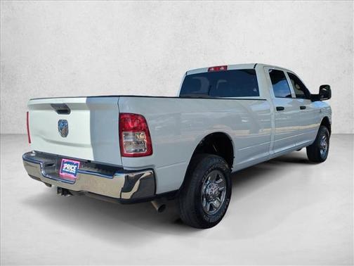 Bright White Clearcoat 2024 RAM 3500 Tradesman Crew Cab 4x4 8' Box