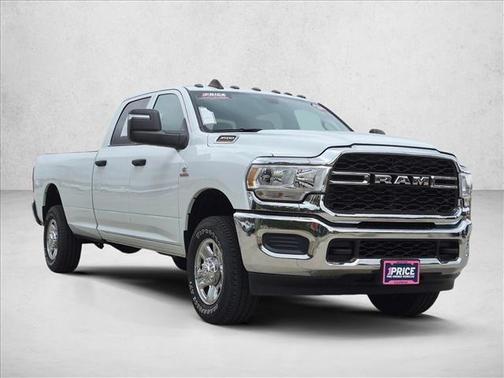 Bright White Clearcoat 2024 RAM 3500 Tradesman Crew Cab 4x4 8' Box