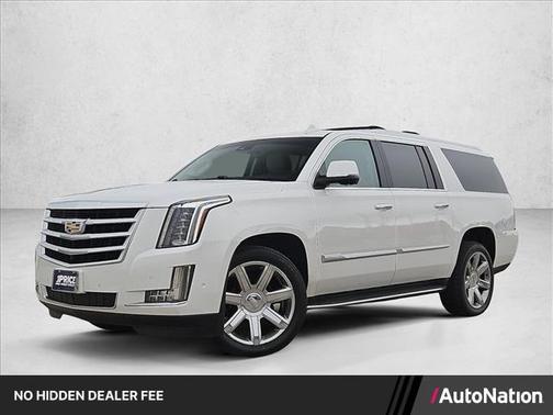 Crystal White Tricoat 2019 Cadillac Escalade ESV Luxury