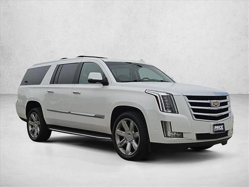 Crystal White Tricoat 2019 Cadillac Escalade ESV Luxury
