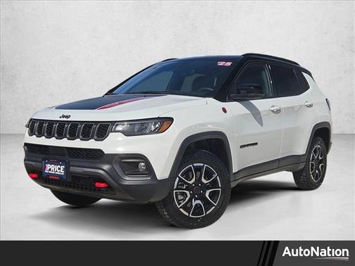 Bright White Clearcoat 2025 Jeep Compass Trailhawk