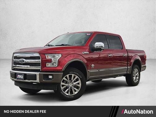 Maroon 2017 Ford F-150 King Ranch