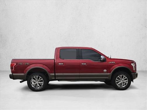 Maroon 2017 Ford F-150 King Ranch