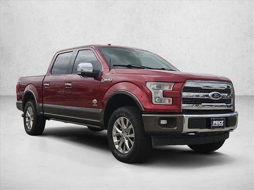 Maroon 2017 Ford F-150 King Ranch
