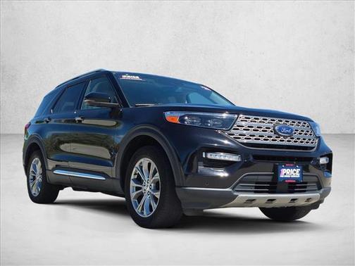 Agate Black Metallic 2021 Ford Explorer Limited