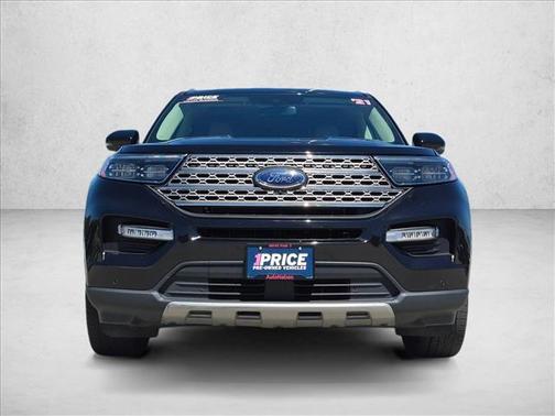 Agate Black Metallic 2021 Ford Explorer Limited