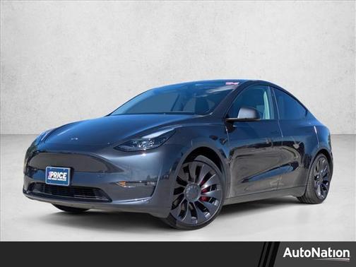 Silver/Gray 2024 Tesla Model Y Performance Dual Motor All-Wheel Drive