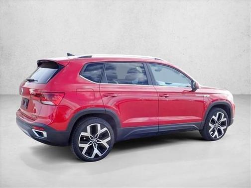 Kings Red Metallic 2023 Volkswagen Taos 1.5T SEL