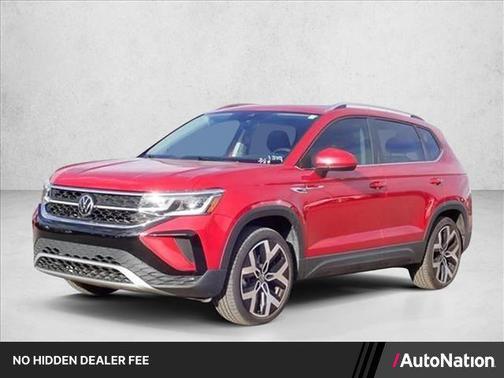 Kings Red Metallic 2023 Volkswagen Taos 1.5T SEL