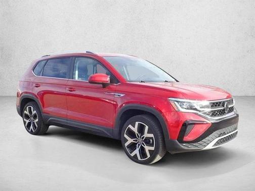 Kings Red Metallic 2023 Volkswagen Taos 1.5T SEL