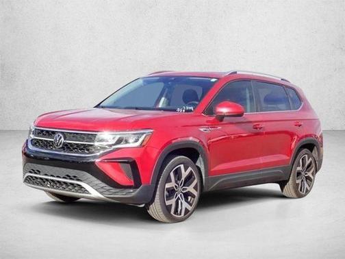 Kings Red Metallic 2023 Volkswagen Taos 1.5T SEL
