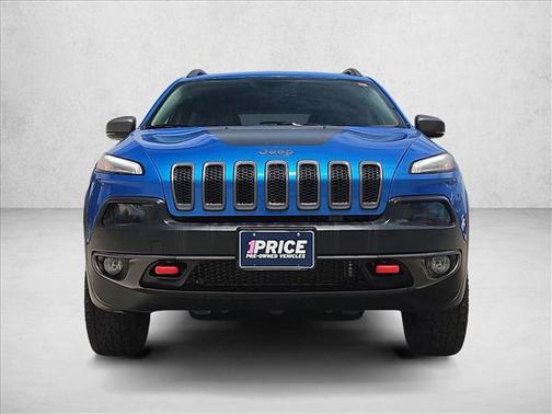 Hydro Blue Pearlcoat 2018 Jeep Cherokee Trailhawk
