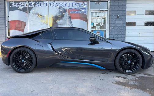 Gray 2014 BMW i8 Coupe 2D