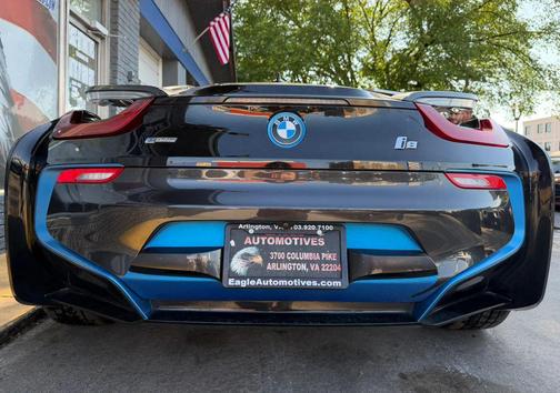 Gray 2014 BMW i8 Coupe 2D