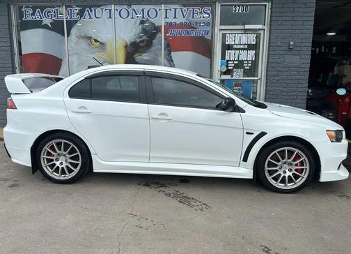 Wicked White 2014 Mitsubishi Lancer Evolution GSR