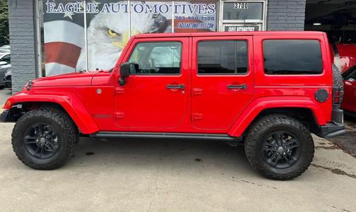 Red 2017 Jeep Wrangler Unlimited Sport