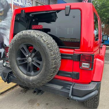Red 2017 Jeep Wrangler Unlimited Sport
