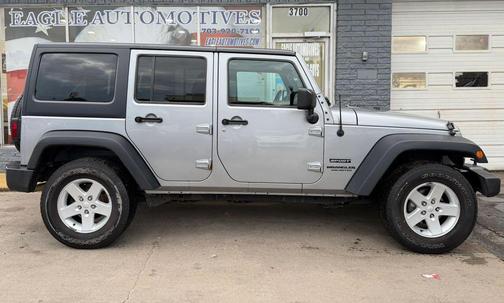 Silver 2016 Jeep Wrangler Unlimited Sport