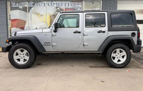 Silver 2016 Jeep Wrangler Unlimited Sport
